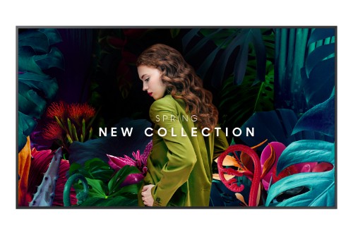 Samsung QB75C-N Digital signage flat panel 190.5 cm (75") LED 350 cd/m² 4K Ultra HD Black Built-in processor Tizen 7.0 16/7