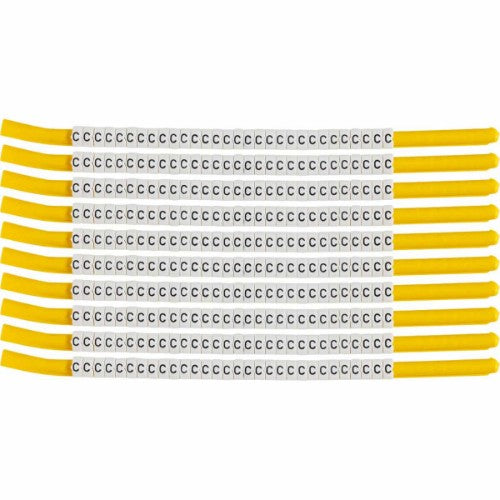 Brady SCN-18-C cable marker Black, White Nylon 300 pc(s)