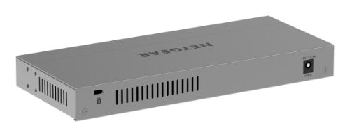 NETGEAR GS108MX-100EUS network switch Unmanaged L2 Gigabit Ethernet (10/100/1000) Desktop/Wall-Mounting