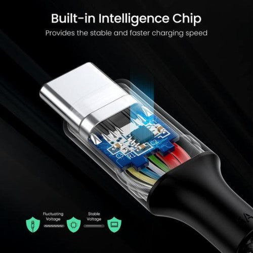 Ugreen 70429 USB cable 1 m USB C Black