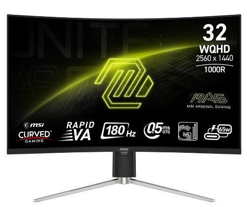 MSI MAG 325CQRF QD E2 computer monitor 80 cm (31.5") 2560 x 1440 pixels Wide Quad HD LED Black