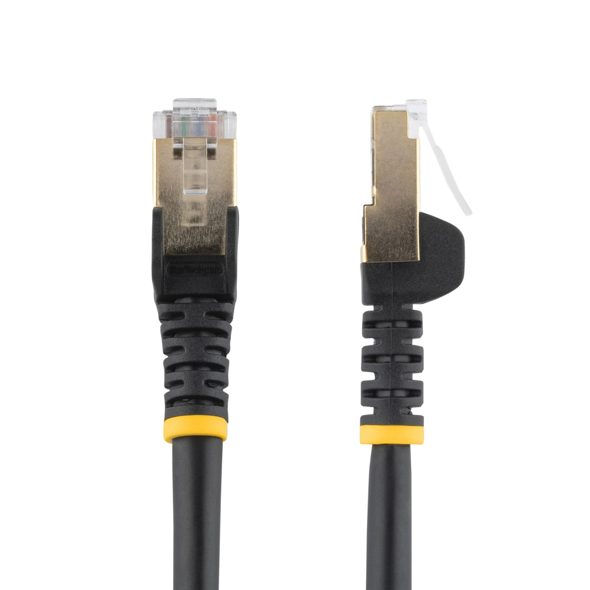 StarTech.com 7.5 m CAT6a Patch Cable - Shielded (STP) - 100% Copper Wire - Snagless Connector - Black