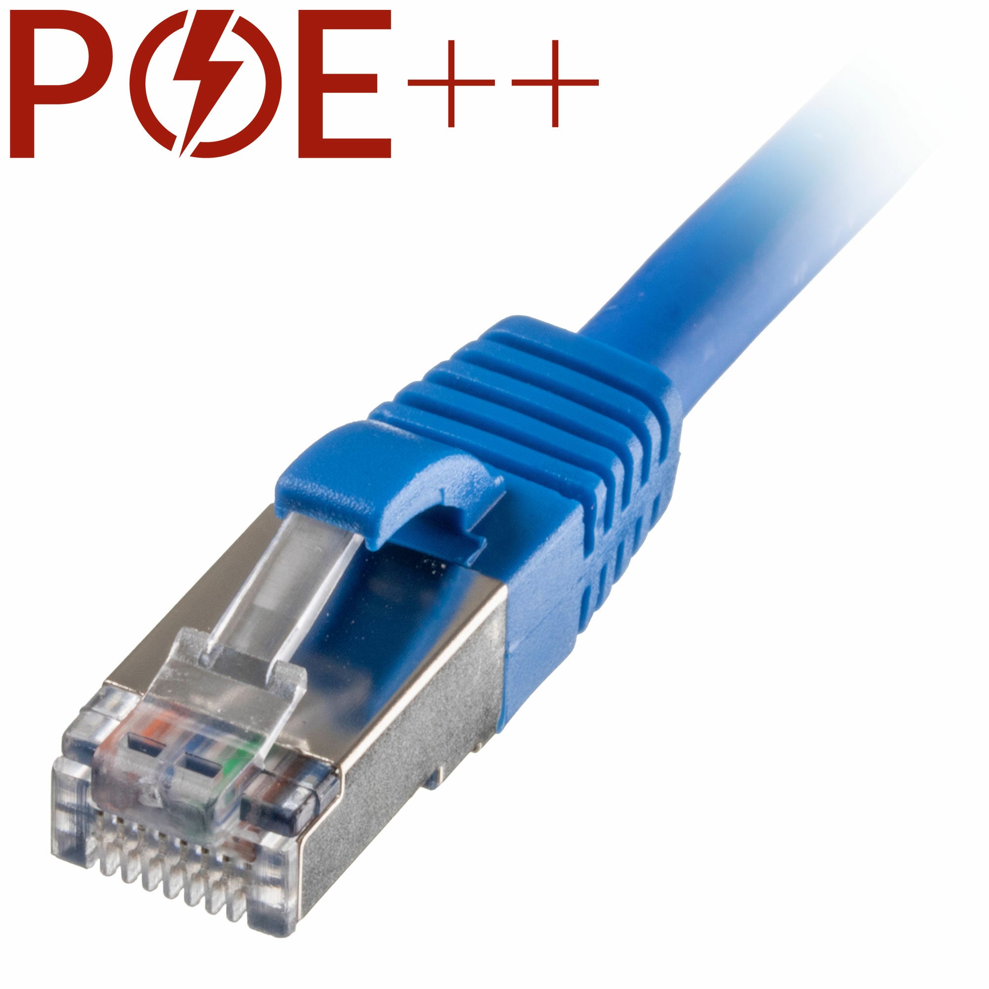 Cablenet 1m Cat6a RJ45 Blue S/FTP LSOH 26AWG Snagless Booted Patch Lead