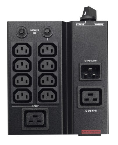PowerWalker MBS/PDU IEC 1-3kVA power distribution unit (PDU) 9 AC outlet(s) Black
