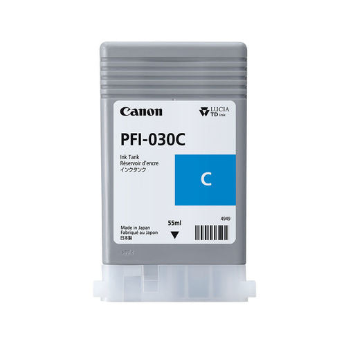 Canon 3490C001/PFI-030C Ink cartridge cyan 55ml for Canon IPF TA-20/TM-240