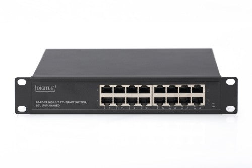 Digitus 10" Gigabit 16-Port Unmanaged Switch