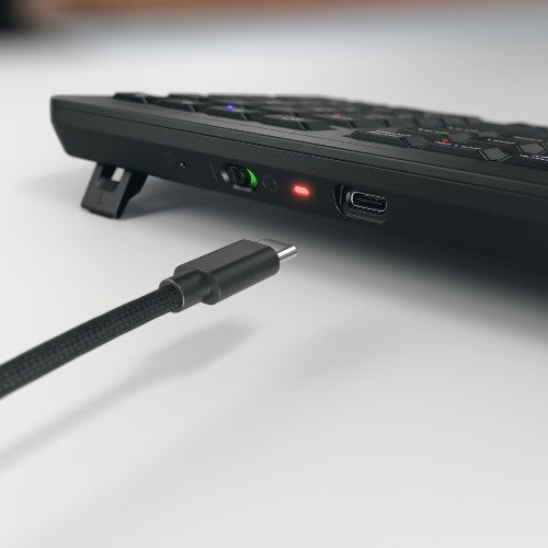 CHERRY Stream ultimate keyboard Home/Office USB + RF Wireless + Bluetooth AZERTY French Black