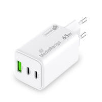 MediaRange MRMA116-2 mobile device charger Smartphone, Tablet White AC Fast charging Indoor
