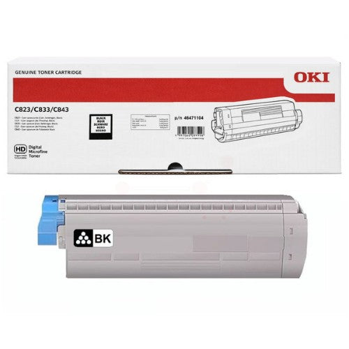 OKI 46471104 Toner-kit black, 7K pages ISO/IEC 19798 for OKI C 823/833
