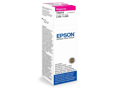 Epson C13T664340/664 Ink bottle magenta, 6.5K pages 70ml for Epson L 300/655