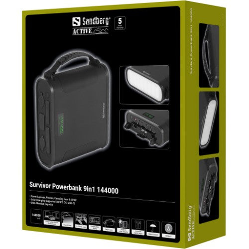 Sandberg Survivor Powerbank 9in1 144000