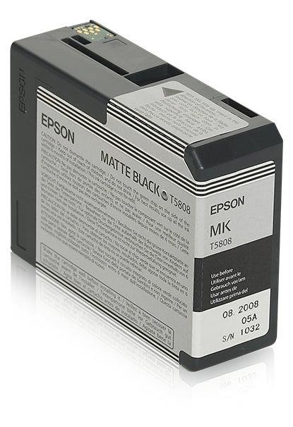 Epson C13T580800/T5808 Ink cartridge black matt 80ml for Epson Stylus Pro 3800/3880