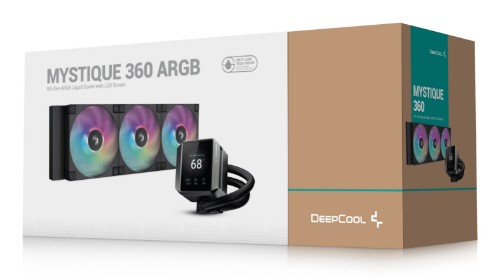 DeepCool MYSTIQUE 360 ARGB Processor All-in-one liquid cooler 12 cm Black 1 pc(s)