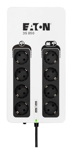 Eaton 3S850D uninterruptible power supply (UPS) Standby (Offline) 0.85 kVA 510 W 8 AC outlet(s)