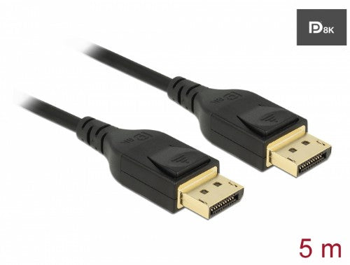 DeLOCK 85663 DisplayPort cable 5 m Black