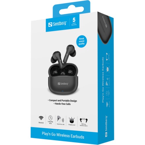 Sandberg Play'n Go Wireless Earbuds