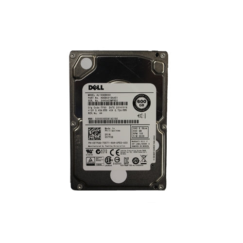 DELL 600GB SAS 10000rpm internal hard drive 2.5"