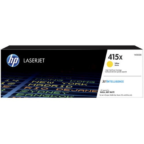 HP W2032X/415X Toner cartridge yellow, 6K pages ISO/IEC 19798 for HP E 45028/M 454