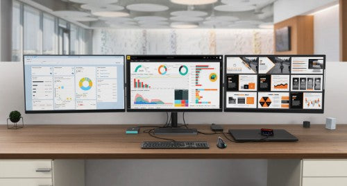 i-tec Metal USB-C Ergonomic 4K 3x Display Docking Station + Power Delivery 85 W