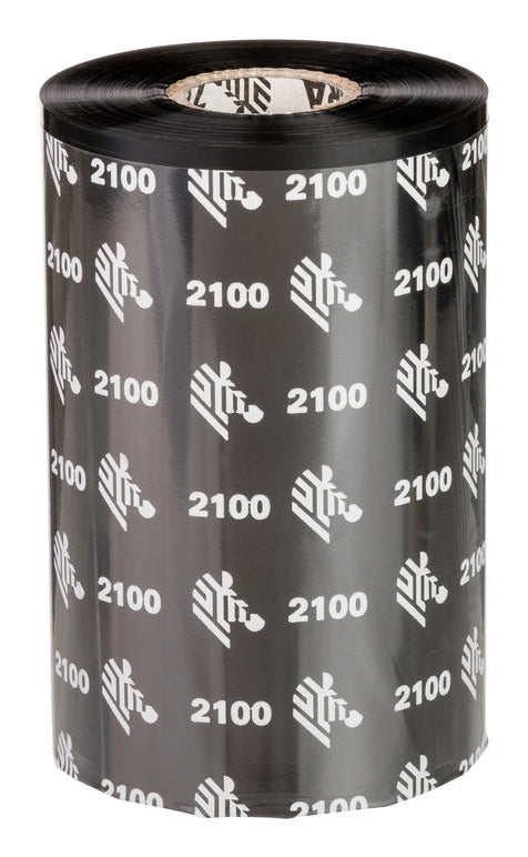 Zebra 2100 Wax thermal ribbon 450 m Black