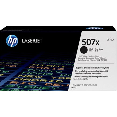 HP CE400X/507X Toner cartridge black high-capacity, 11K pages ISO/IEC 19798 for HP LaserJet EP 500