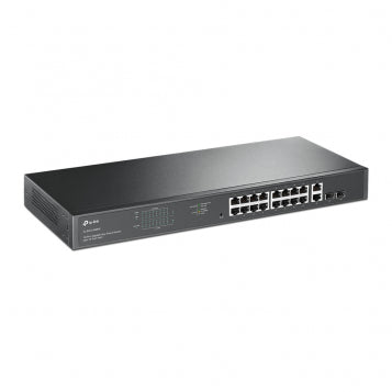 TP-Link JetStream 16-Port Gigabit Easy Smart PoE/PoE+ Switch