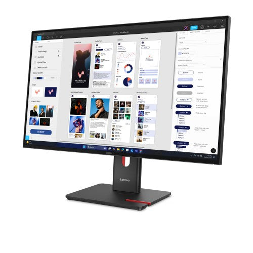 Lenovo ThinkVision T32UD-40 computer monitor 80 cm (31.5") 3840 x 2160 pixels 4K Ultra HD LCD Black