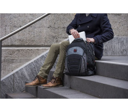 Wenger/SwissGear Synergy backpack Casual backpack Black, Grey Polyester