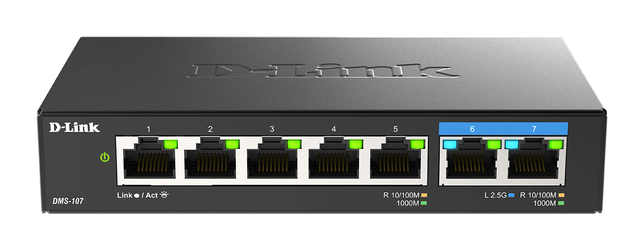 D-Link 7-Port Multi-Gigabit Unmanaged Switch