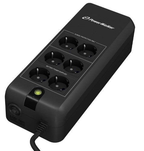 PowerWalker VFD 600 APFC uninterruptible power supply (UPS) Standby (Offline) 0.6 kVA 300 W 6 AC outlet(s)