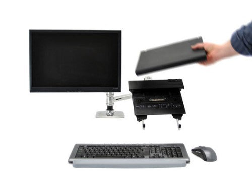 Ergotron LX Series Dual Stacking Arm 61 cm (24") Desk Silver