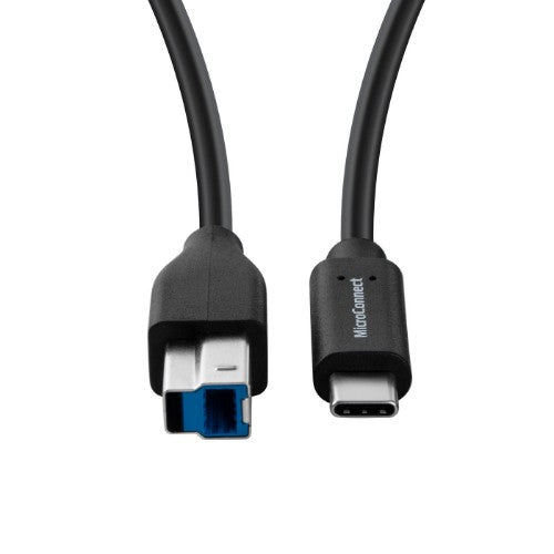 Microconnect USB3.1CB5 USB cable USB 3.2 Gen 1 (3.1 Gen 1) 5 m USB C USB B Black