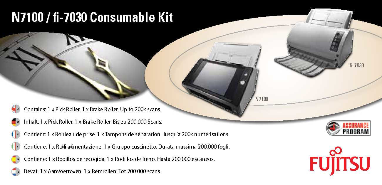 Fujitsu CON-3706-001A printer/scanner spare part Consumable kit