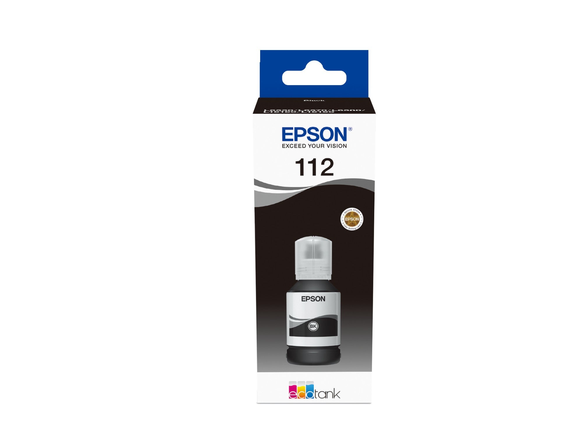 Epson C13T06C14A/112 Ink bottle black, 7.5K pages 127ml for Epson L 6400/M 15140