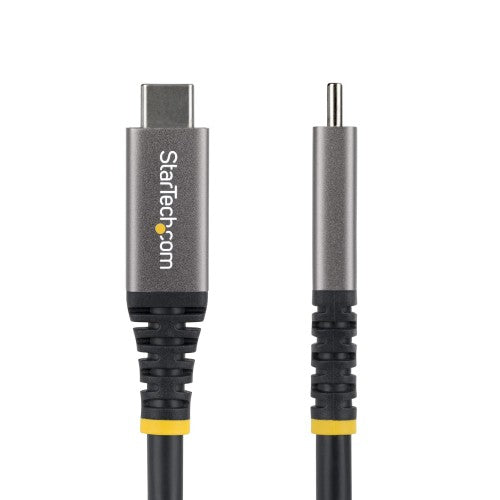 StarTech.com 3m (10ft) USB4 Cable, 20Gbps, USB-IF Certified USB-C Cable, 60W PD, 4K 120Hz DP 2.1, TPE Jacket, Black USB-C Cord