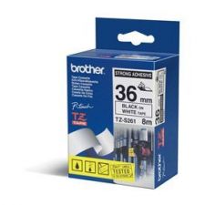 Brother TZE-S261 DirectLabel black on white extra strong Laminat 36mm x 8m for Brother P-Touch TZ 3.5-36mm/HSE/6-36mm