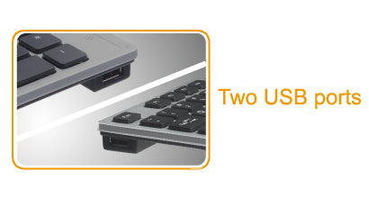 A4Tech KV-300H keyboard USB Grey