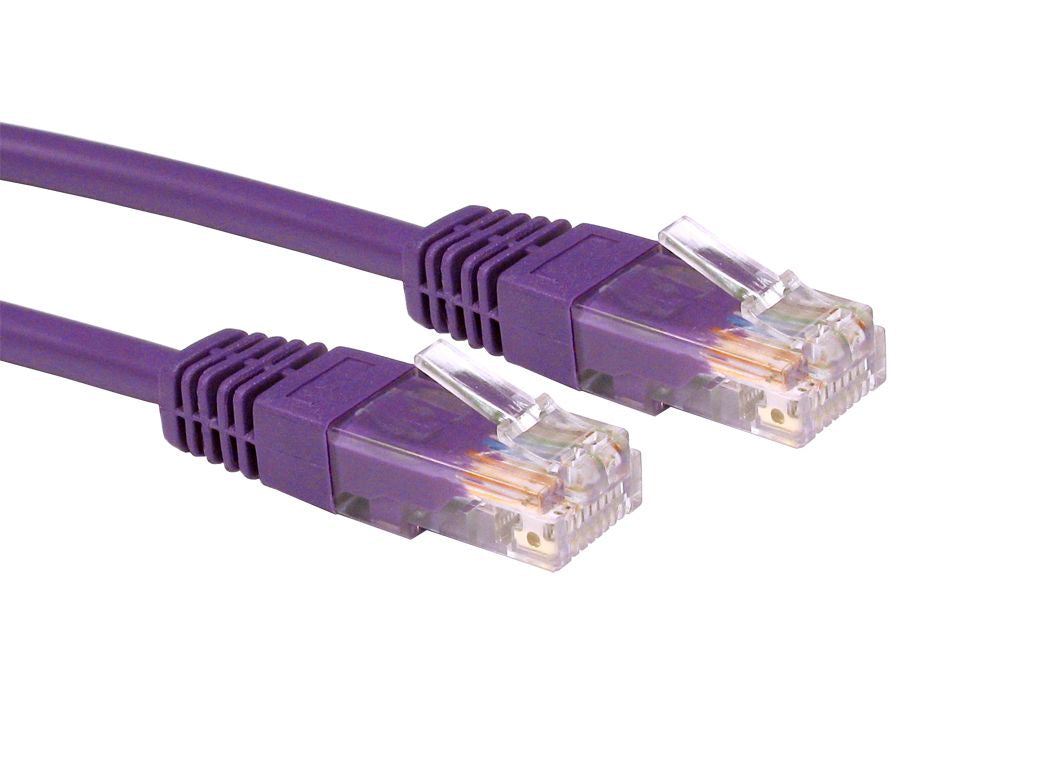 Cables Direct URT-610V networking cable Violet 10 m Cat5e U/UTP (UTP)