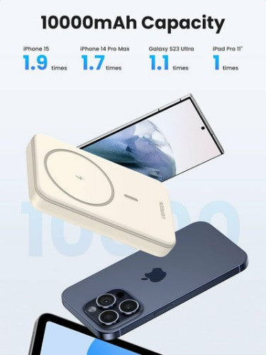Ugreen 25208 power bank 10000 mAh Wireless charging Beige