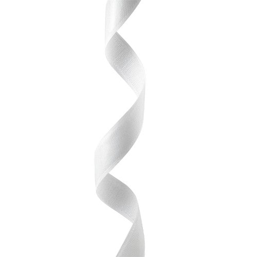 LogiLink Selfadhesive cable strap set, white, 25 mm width, coil, 5 m