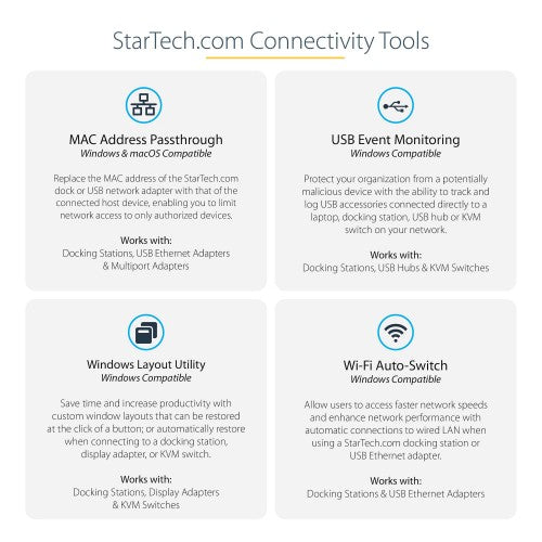 StarTech.com 4K USB-C Dock, Triple UHD 4K Monitor Docking Station, Mac & Windows, USB C to HDMI & DisplayPort, 100W Power Delivery, 5x USB 5Gbps Hub - TAA