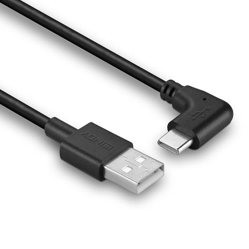 Lindy 1m USB 2.0 Type A to Right-Angled USB-C Cable