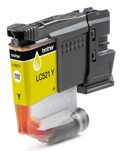 Brother LC-521Y Ink cartridge yellow, 500 pages ISO/IEC 19752 for Brother DCP-J 1260