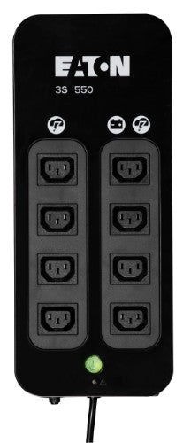 Eaton 3S 550 IEC uninterruptible power supply (UPS) 0.55 kVA 330 W 8 AC outlet(s)