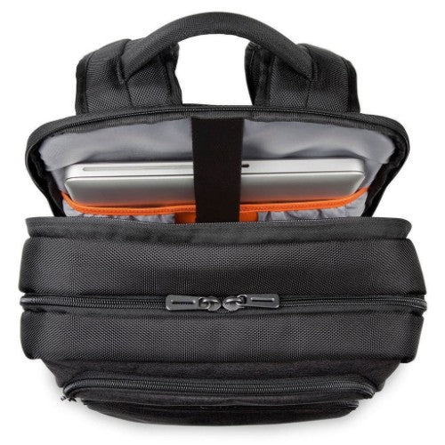 Targus CitySmart backpack Casual backpack Black, Grey Faux leather, Polyurethane (PU)