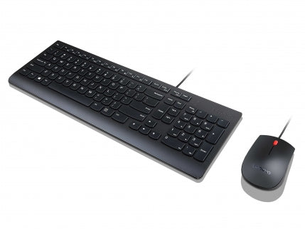 Lenovo 4X30L79897 keyboard Mouse included Universal USB QWERTZ German Black