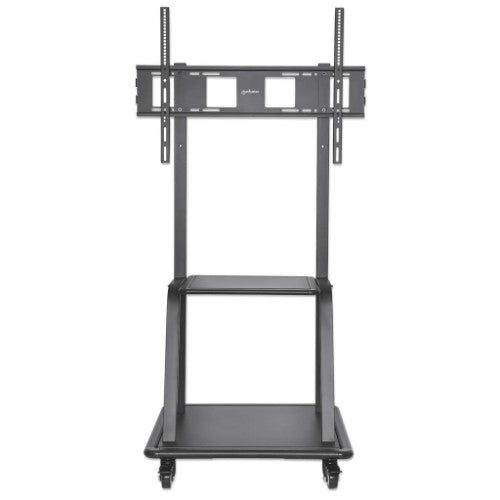 Manhattan Trolley Mount Stand for TV & Monitors, For screens 37" to 100", VESA compatibility: all between 200x200 to 800x600mm - check the dimensions of the four mounting holes on back of screen to ensure it fits, Max 150kg, Black, LFD, Stand, Bracket