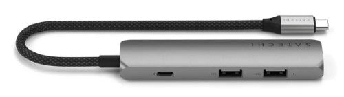 Satechi ST-P4SM interface hub USB Type-C 10000 Mbit/s Grey