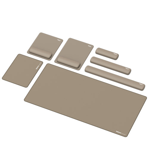 Fellowes Wrist Rest Breyta Palm Rest with Antibacterial Protection Ergonomic Wrist Support Sand