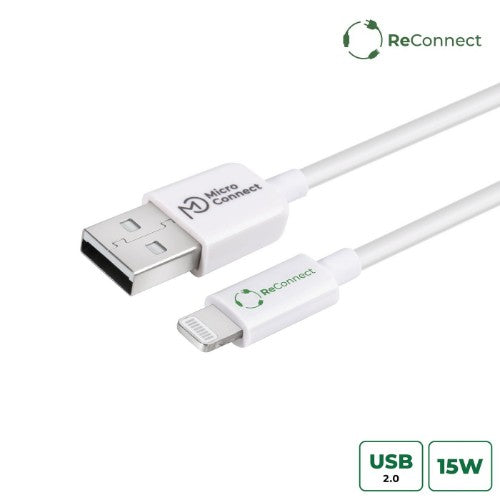 Microconnect ECO-LIGHTNING1 lightning cable 1 m White